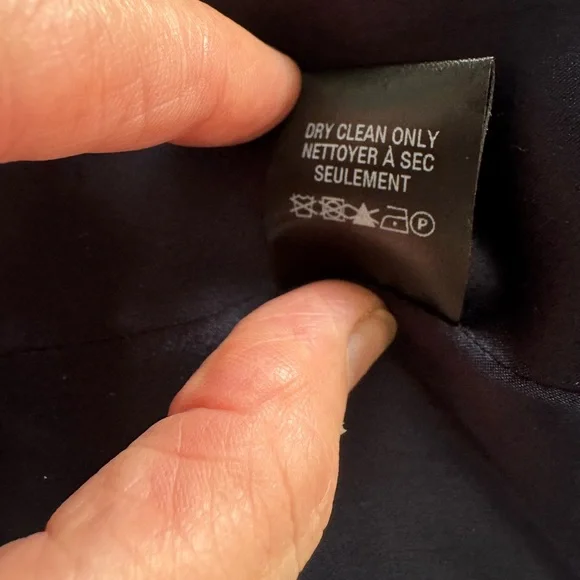 TWP Mo Wool-Blend Oversized Blazer Indigo Charcoal Pinstripe Size S New w/o Tags - Picture 5 of 10